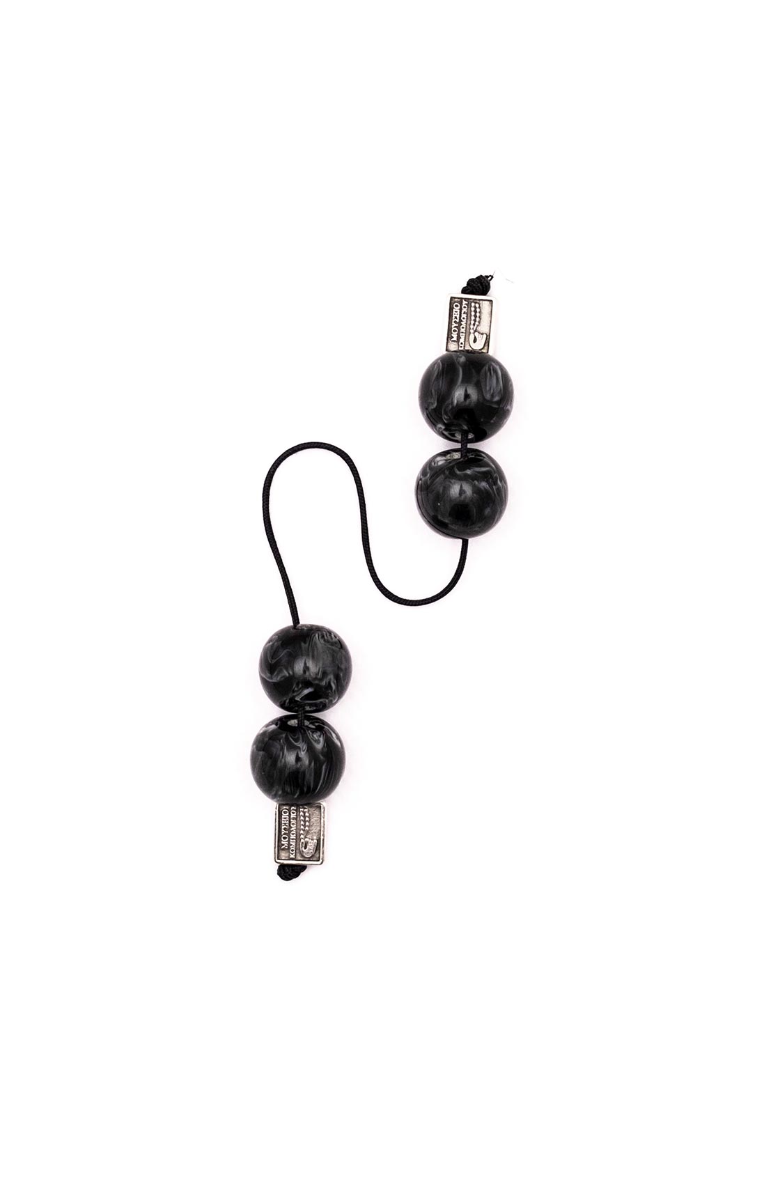 Begleri made of artificial resin (black with water-like shades)