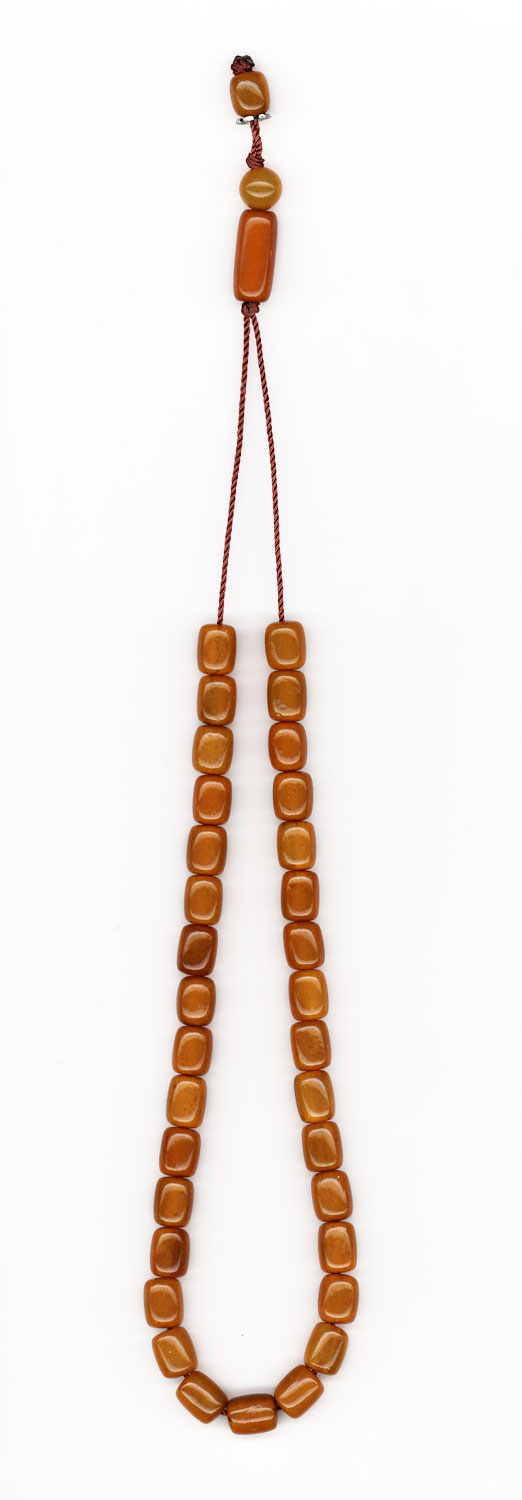 Baltic Amber under pressure and heat (Ambroid) 33 beads