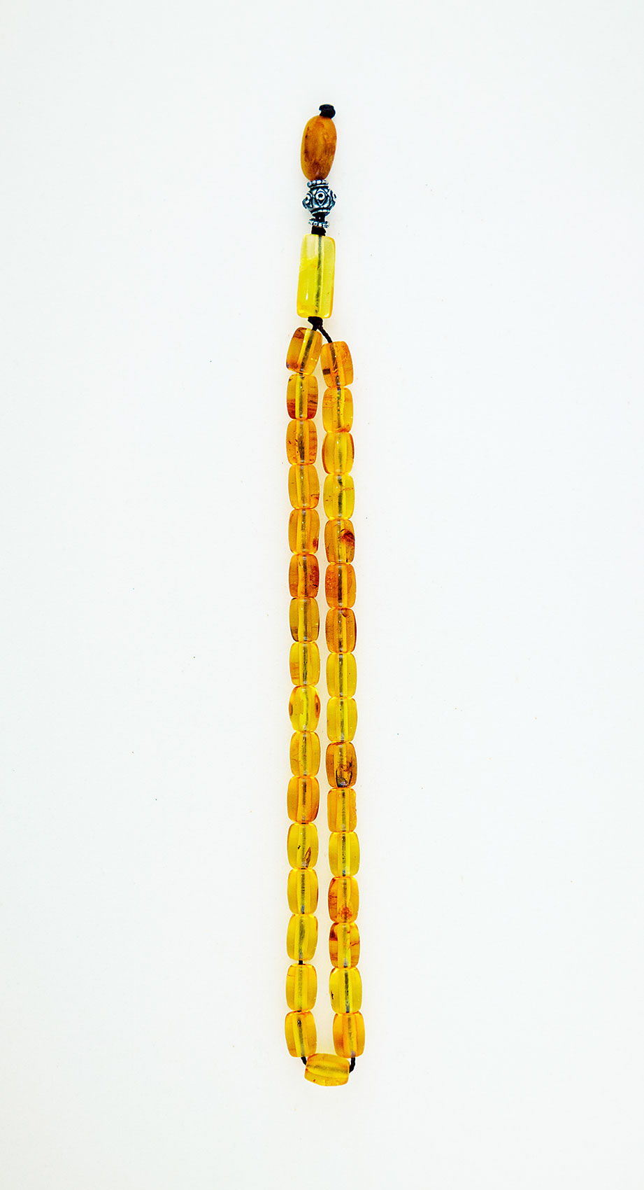 Muslim Prayer beads  made of genuine amber from Baltic sea - cut by hand